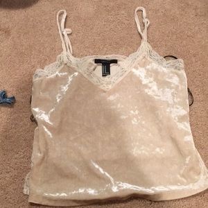 Velvet tank top